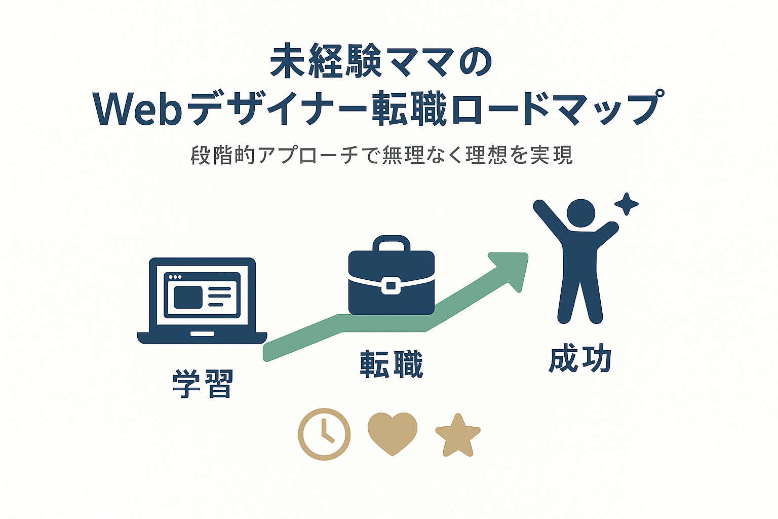 子育てママも未経験からWebデザイナーに転職する完全ロードマップ