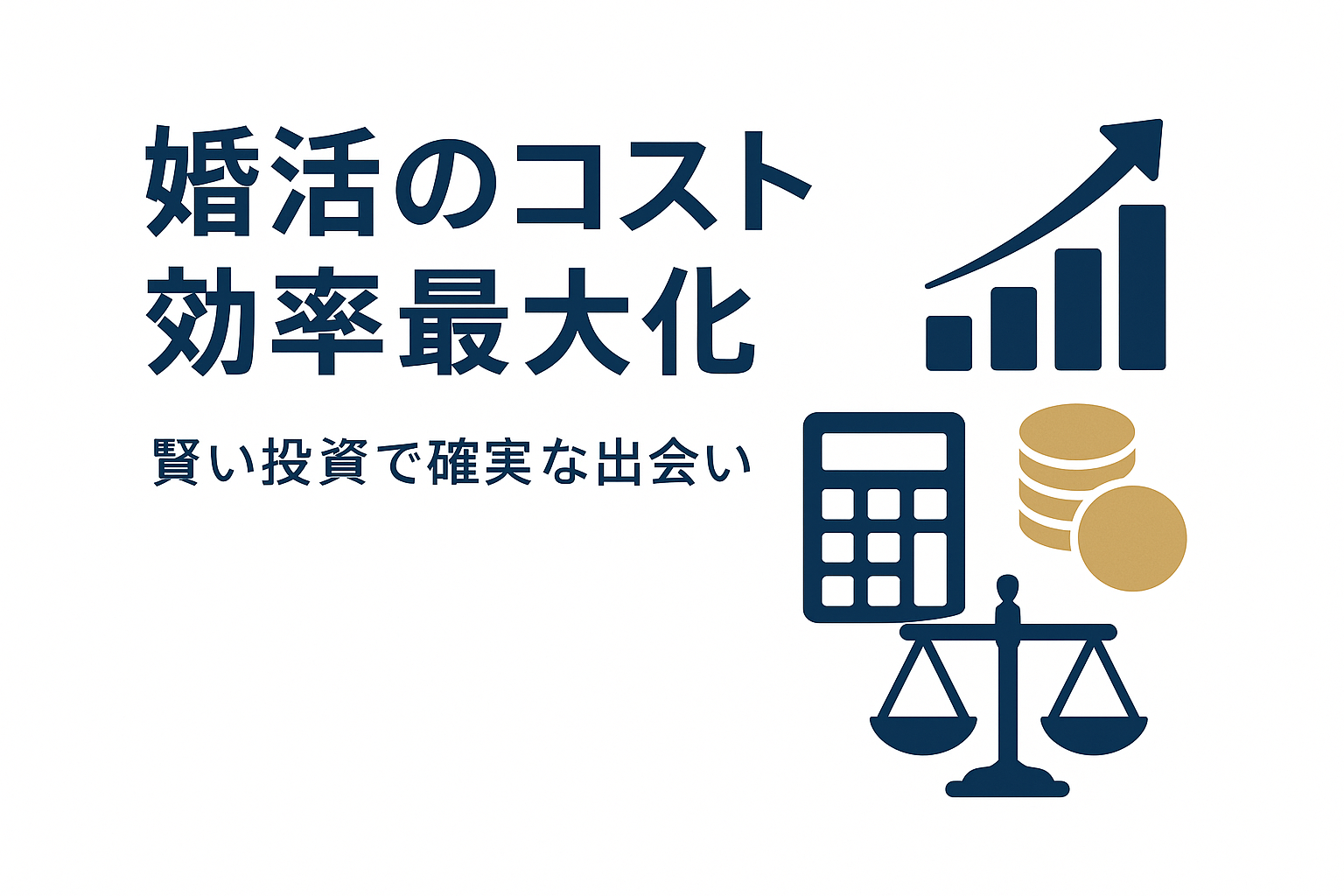 男性の婚活のコスト効率を最大化する賢い方法