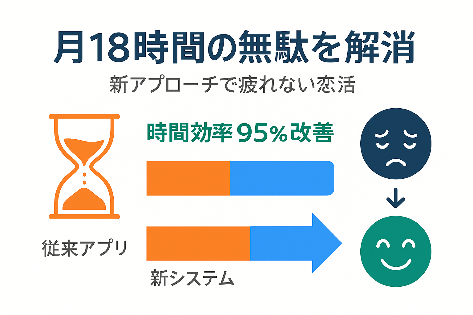男性がマッチングアプリに課金しても出会えない問題を解決する新しいアプローチとは?