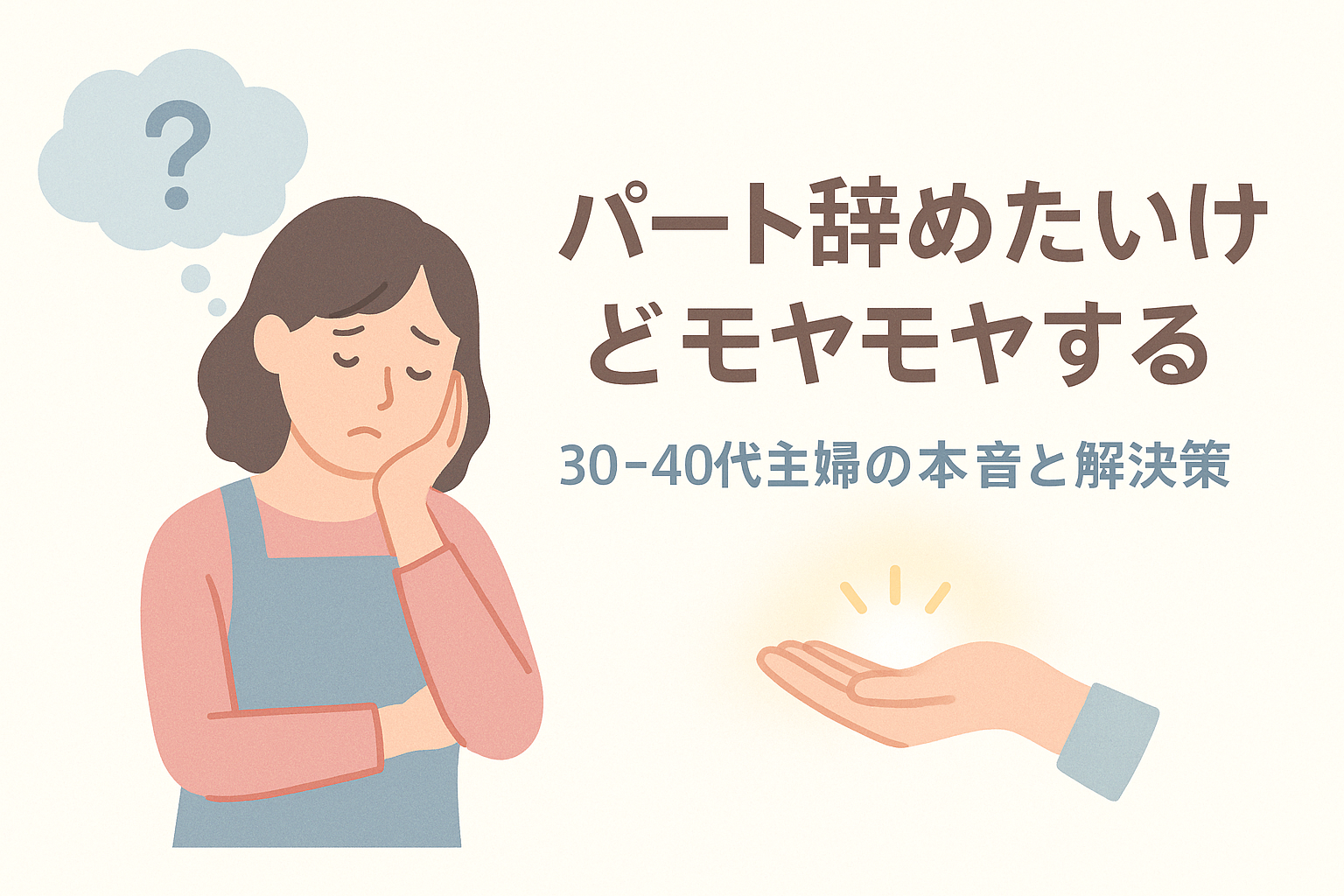 パートを辞めたい理由ランキング30-40代主婦の本音と解決策