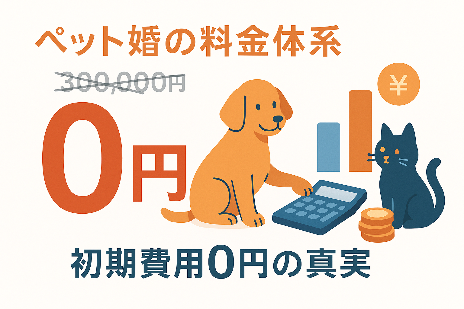 ペット婚の料金体系を徹底解説｜初期費用0円の真実